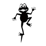 Maxbell Frog Ornament Artwork Garden Art Decoration for Courtyard Yard Art Terrarium