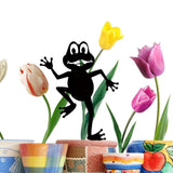 Maxbell Frog Ornament Artwork Garden Art Decoration for Courtyard Yard Art Terrarium