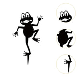 Maxbell Frog Ornament Artwork Garden Art Decoration for Courtyard Yard Art Terrarium