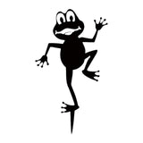 Maxbell Frog Ornament Artwork Garden Art Decoration for Courtyard Yard Art Terrarium