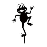 Maxbell Frog Ornament Artwork Garden Art Decoration for Courtyard Yard Art Terrarium
