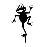 Maxbell Frog Ornament Artwork Garden Art Decoration for Courtyard Yard Art Terrarium