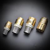 Maxbell Brass Foot Valve No Return Valve Female Thread Copper Check Valve for Garden DN20 with Mesh