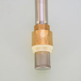 Maxbell Brass Foot Valve No Return Valve Female Thread Copper Check Valve for Garden DN20 with Mesh