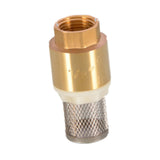 Maxbell Brass Foot Valve No Return Valve Female Thread Copper Check Valve for Garden DN20 with Mesh