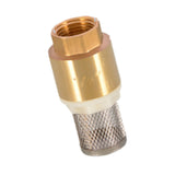 Maxbell Brass Foot Valve No Return Valve Female Thread Copper Check Valve for Garden DN20 with Mesh