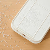 Maxbell Seed Sprouter Plate Sturdy Cat Grass Growing Tray for Greenhouse Microgreens White