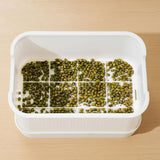 Maxbell Seed Sprouter Plate Sturdy Cat Grass Growing Tray for Greenhouse Microgreens White