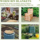 Maxbell Maxbell Worms Blanket Window Box 60x60cm Planter Outdoor Keep Dark Worms Bin Blanket 4pcs