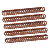 Maxbell 100 Pieces Plant Clips Flower Plant Clamp for Grape Vine Outdoor Vegetables Brown