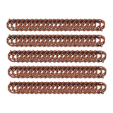 Maxbell 100 Pieces Plant Clips Flower Plant Clamp for Grape Vine Outdoor Vegetables Brown