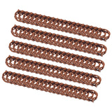 Maxbell 100 Pieces Plant Clips Flower Plant Clamp for Grape Vine Outdoor Vegetables Brown