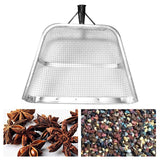 Maxbell Garden Sieve Soil Shovel Agricultural Filter Bonsai Walnuts Soil Sifter Tool 37x44cm Mesh 0.4cm