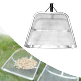 Maxbell Garden Sieve Soil Shovel Agricultural Filter Bonsai Walnuts Soil Sifter Tool 37x44cm Mesh 0.8cm