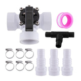 Maxbell Three Way Diverter Valve Pipe Fittings for Pools and Spas Water Tank Skimmer