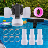 Maxbell Three Way Diverter Valve Pipe Fittings for Pools and Spas Water Tank Skimmer