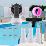 Maxbell Three Way Diverter Valve Pipe Fittings for Pools and Spas Water Tank Skimmer