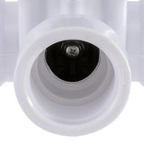 Maxbell Three Way Diverter Valve Pipe Fittings for Pools and Spas Water Tank Skimmer