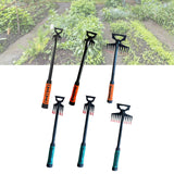 Maxbell Manual Weeder Tool Heavy Duty Weeds Remover for Agricultural Digging Backyard 5  Claw Yellow