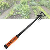 Maxbell Manual Weeder Tool Heavy Duty Weeds Remover for Agricultural Digging Backyard 5  Claw Yellow