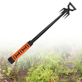 Maxbell Manual Weeder Tool Heavy Duty Weeds Remover for Agricultural Digging Backyard 5  Claw Yellow
