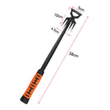 Maxbell Manual Weeder Tool Heavy Duty Weeds Remover for Agricultural Digging Backyard 5  Claw Yellow
