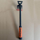 Maxbell Manual Weeder Tool Heavy Duty Weeds Remover for Agricultural Digging Backyard 6 Claw Yellow