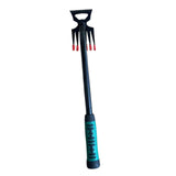 Maxbell Manual Weeder Tool Heavy Duty Weeds Remover for Agricultural Digging Backyard 6 Claw Green