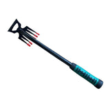 Maxbell Manual Weeder Tool Heavy Duty Weeds Remover for Agricultural Digging Backyard 6 Claw Green