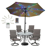 Maxbell Decorative LED Light Strips Curtain Lights Home Patio Umbrella String Lights Multicolor
