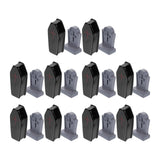 Maxbell 20x Miniature Figurines Halloween Decorations for Courtyard Flowerpot Garden