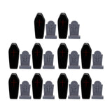 Maxbell 20x Miniature Figurines Halloween Decorations for Courtyard Flowerpot Garden