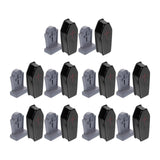 Maxbell 20x Miniature Figurines Halloween Decorations for Courtyard Flowerpot Garden