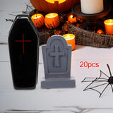 Maxbell 20x Miniature Figurines Halloween Decorations for Courtyard Flowerpot Garden