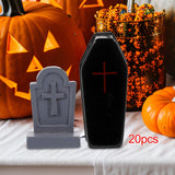 Maxbell 20x Miniature Figurines Halloween Decorations for Courtyard Flowerpot Garden