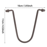 Maxbell Outdoor Rain Chain Hooks Rain Chain Cup Hook Sturdy Rainwater Diverter Hooks