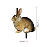 Maxbell Maxbell Garden Stake Acrylic Sculpture Novelty Yard Art Decor for Patio Outdoor Lawn A