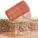 Maxbell Copper Wire Mesh Easily Cut Copper Mesh Screen for Gardening Home Distilling 127mmx15m