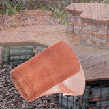 Maxbell Copper Wire Mesh Easily Cut Copper Mesh Screen for Gardening Home Distilling 127mmx15m