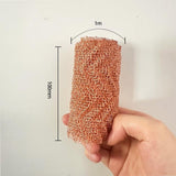 Maxbell Copper Mesh Roll Tool Copper Mesh Screen for Garden Agriculture Distillation
