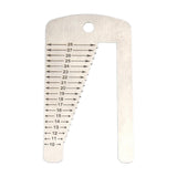 Maxbell Stainless Steel Measuring Tool Watch Strap Sturdy Convenient Watchbands Ruler