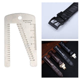Maxbell Stainless Steel Measuring Tool Watch Strap Sturdy Convenient Watchbands Ruler
