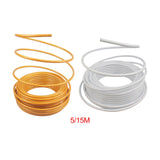 Maxbell PVC Modelling Tube Sturdy Wedding DIY Props for Banquet Stage Birthday Party Gold 5m