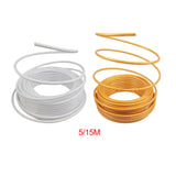 Maxbell PVC Modelling Tube Sturdy Wedding DIY Props for Banquet Stage Birthday Party Gold 5m