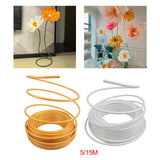 Maxbell PVC Modelling Tube Sturdy Wedding DIY Props for Banquet Stage Birthday Party Gold 5m