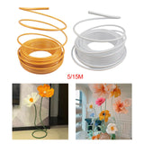 Maxbell PVC Modelling Tube Sturdy Wedding DIY Props for Banquet Stage Birthday Party Gold 5m