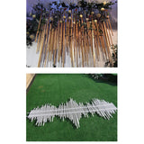 Maxbell PVC Modelling Tube Sturdy Wedding DIY Props for Banquet Stage Birthday Party Gold 5m