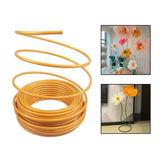 Maxbell PVC Modelling Tube Sturdy Wedding DIY Props for Banquet Stage Birthday Party Gold 5m