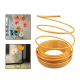 Maxbell PVC Modelling Tube Sturdy Wedding DIY Props for Banquet Stage Birthday Party Gold 5m