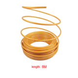 Maxbell PVC Modelling Tube Sturdy Wedding DIY Props for Banquet Stage Birthday Party Gold 5m